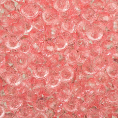 5mm Plastic Rondelle Beads 1000/pk - Pink