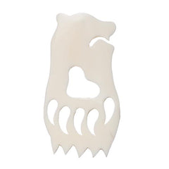 Bearhead / Paw Hand Carved Bone Pendant 1/pk