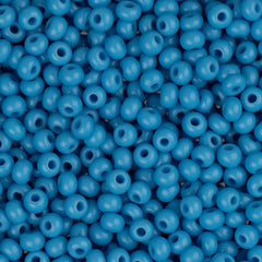 11/0 Czech Seed Beads #34905 Opaque Turquoise Blue 23g