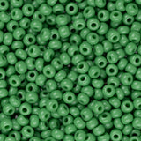 11/0 Perles de Rocailles Tchèques #34911 Vert Moyen Opaque 23g