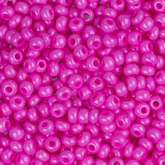 11/0 Czech Seed Beads #35001 Opaque Rose 23g