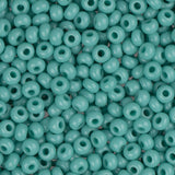 10/0 Perles de Rocailles Tchèques #006 Turquoise Opaque 22g