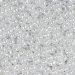 10/0 Czech Seed Beads #031 Pearl White 22g