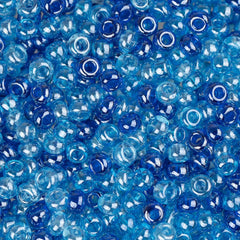 10/0 Czech Seed Beads #042 Luster Aqua Mix 22g