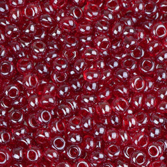 10/0 Czech Seed Beads #035 Luster Red Mix 22g