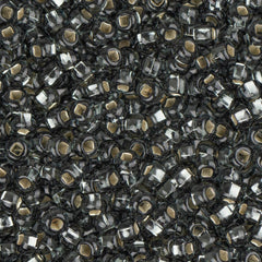 10/0 Czech Seed Beads #1317V Silver Lined Grey 22g