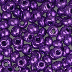 6/0 Czech Seed Beads #9234V Metallic Purple 22g