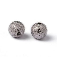 Nickel Stardust 6mm Metal Bead 50/pk