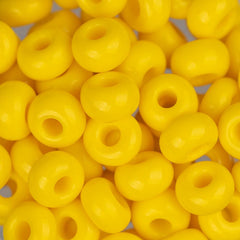 2/0 Czech Seed Beads #032 Opaque Yellow 22g
