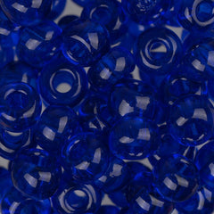 2/0 Czech Seed Beads #035 Transparent Cobalt 22g