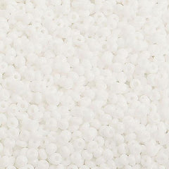10/0 Czech Seed Beads Opaque White 500g