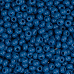 10/0 Czech Seed Beads Opaque Medium Blue 500g