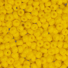 10/0 Czech Seed Beads Opaque Gold Yellow 500g
