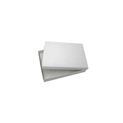 5 1/2 x 7" White Swirl Gift Box