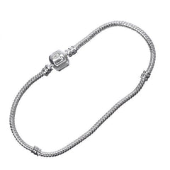 Bracelet Chain Pandora Style 8" Silver 1/pk