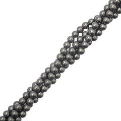 4mm Hematite (Synthetic) Beads 15-16" Strand
