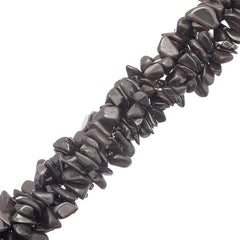 Hematite (Synthetic) Bead Chips 34" Strand