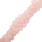 8mm Quartz Rose (Natural) Beads 15-16" Strand