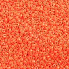 10/0 Czech Seed Beads Opaque Orange 500g