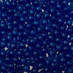 6mm Round Plastic Beads 1000/pk - Dark Blue