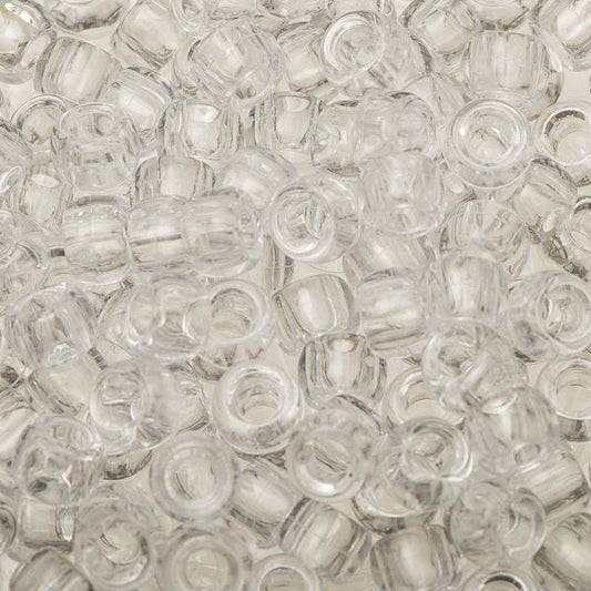 Crow Beads Transparent Crystal 1000/pk