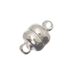 7x11mm Silver Magnetic Clasp 10/pk