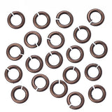 Anneaux de saut en cuivre antique de 5 mm 100 grammes
