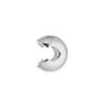 Crimp Cover 4mm Silver 100/pk