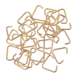 6mm Gold Pinch Bail 100/pk