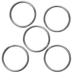 1" Nickel Split Rings 10/pk