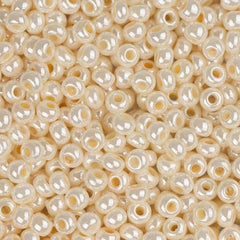 10/0 Czech Seed Beads Opaque Pearl Eggshell 500g