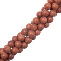 8mm Goldstone (Synthetic) Beads 15-16" Strand