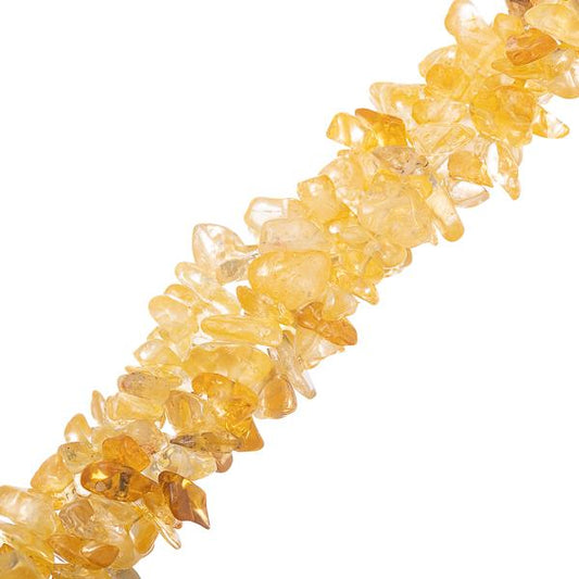 Citrine Chips 5-8mm (Natural) 32" Strand