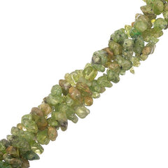 Peridot (Natural) Bead Chips 36" Strand
