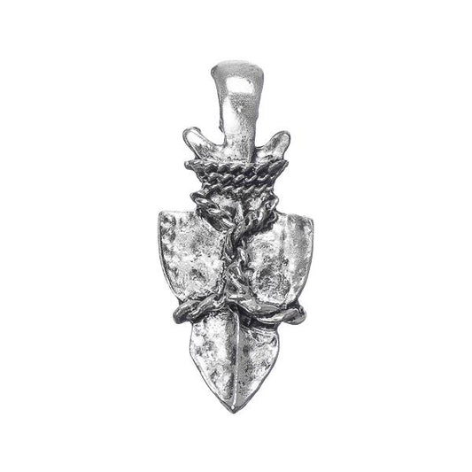 Pendentif en métal à pointe de flèche de 1 3/8 po 1/pqt