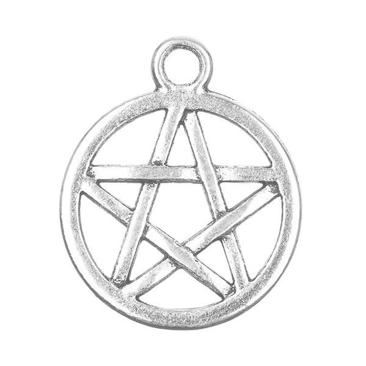 Breloque Pentagramme Métal 3/4" 5/pk