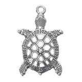 1 1/2" Turtle Metal Pendant 2/pk