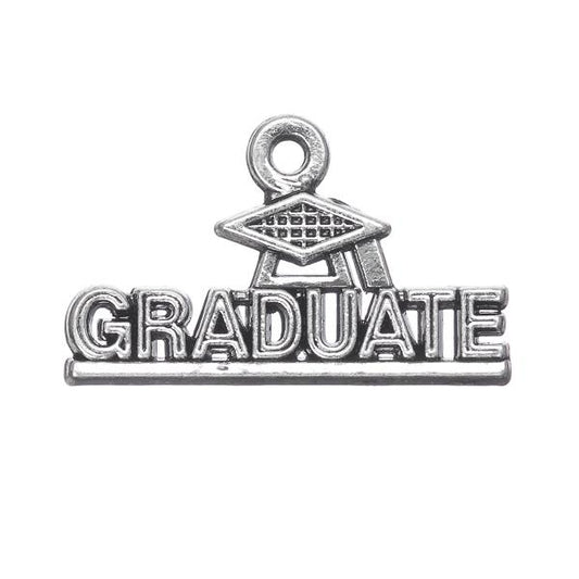 Breloque en métal pour chapeau de diplômé 7/8" 5/pqt