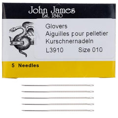 John James Glovers #10 Needles 5/pk