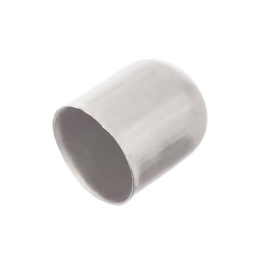 End Caps Domed 8x7mm Nickel 10/pk