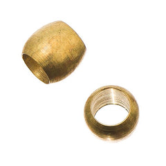 Barrel 6.5mm, Brass Metal Beads 50/pk