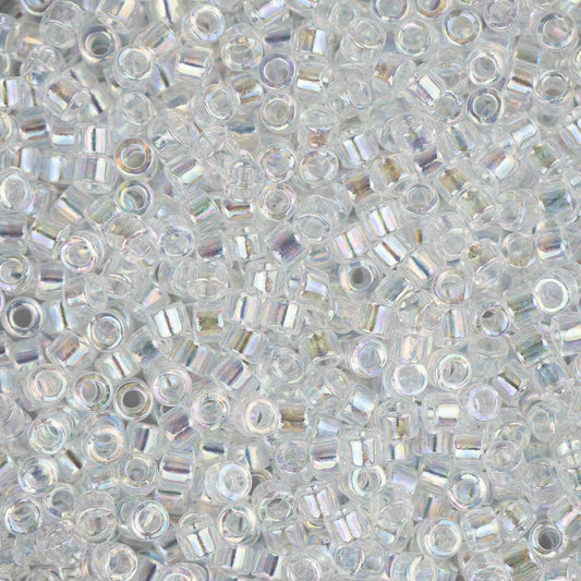 11/0 Delica Bead #0051 Crystal AB 5.2g