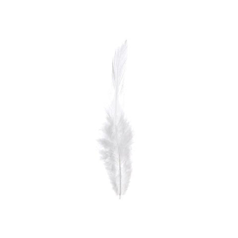 Selle De Coq FEATHERMASTER Blanche – Plumes Hackles Pour Pêche à La Mouche – Whiting