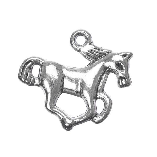 Breloque Cheval en Métal 3/4" 5/pk