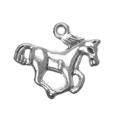 3/4" Horse Metal Charm 5/pk