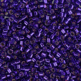 11/0 Delica Bead #0610 Silver Lined Dark Violet 5.2g