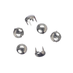 6mm Dome Nickel Garment Studs 100/pk