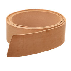 2" Vegetable Tanned Tooling Leather Strips - 4 Feet