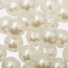 12mm Craft Pearls White 50/pk