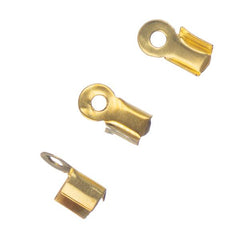 3.5mm Cord Ends Gold 100/pk